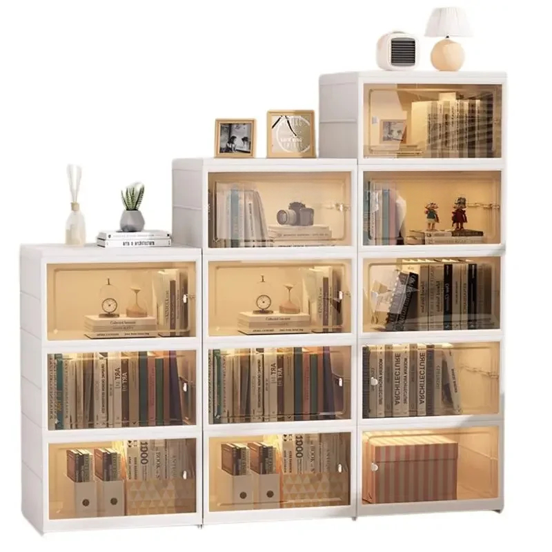 Home Office And Library - Postmodern White Bookcase Books Drawer Industrial