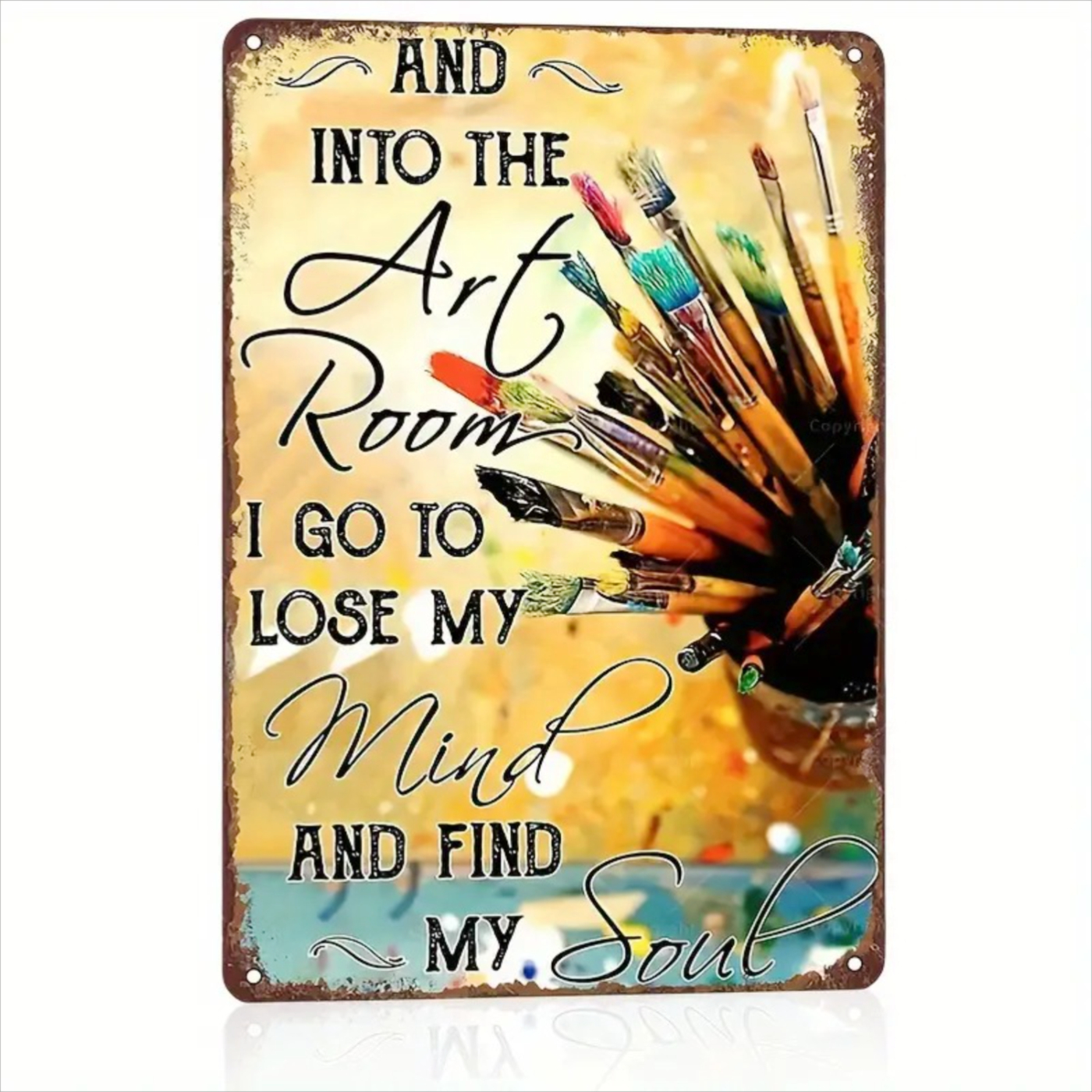 Home Office Room Inspiration - 2D Flat, 2D Flat Vintage 