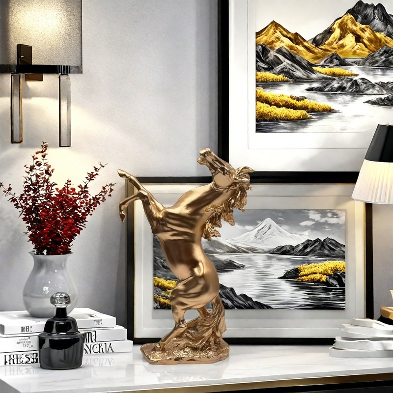 Light luxury resin ornament me - Home Office Means avaliação e preço