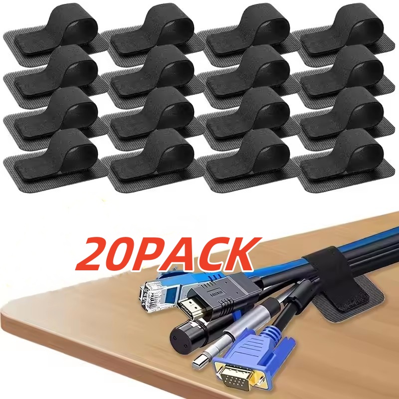 4/20Pcs Reusable Self-Adhesive - Home Office Desks avaliação e preço