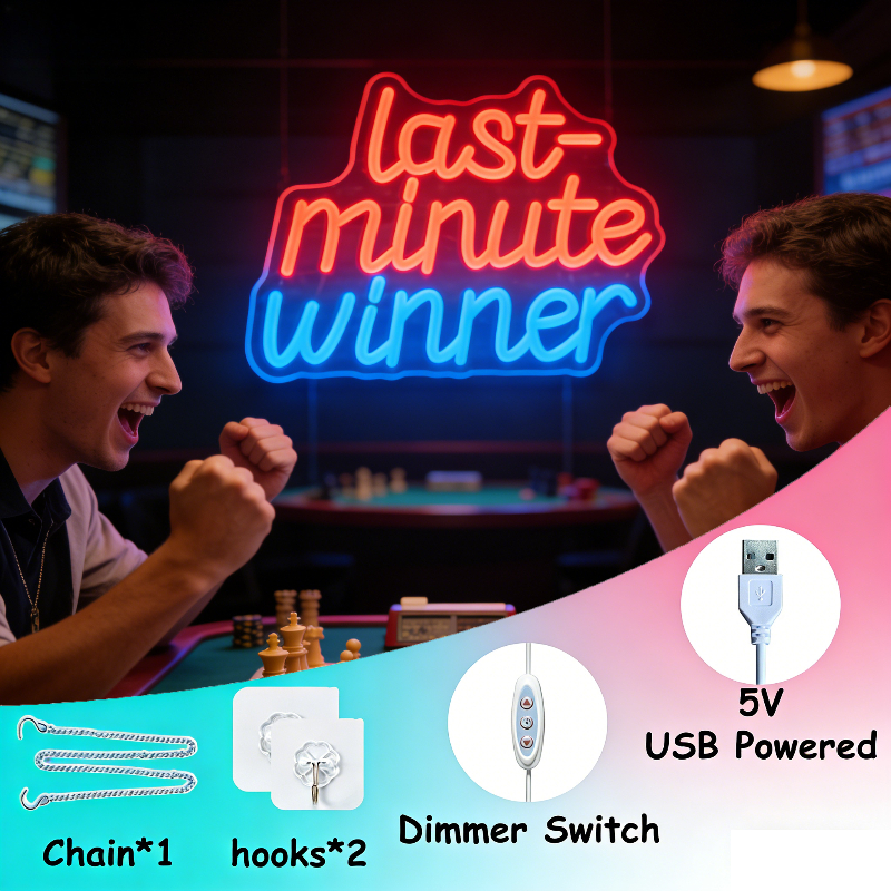 Last Minute Winner LED Neon Si - Home Office Room Inspiration avaliação e preço