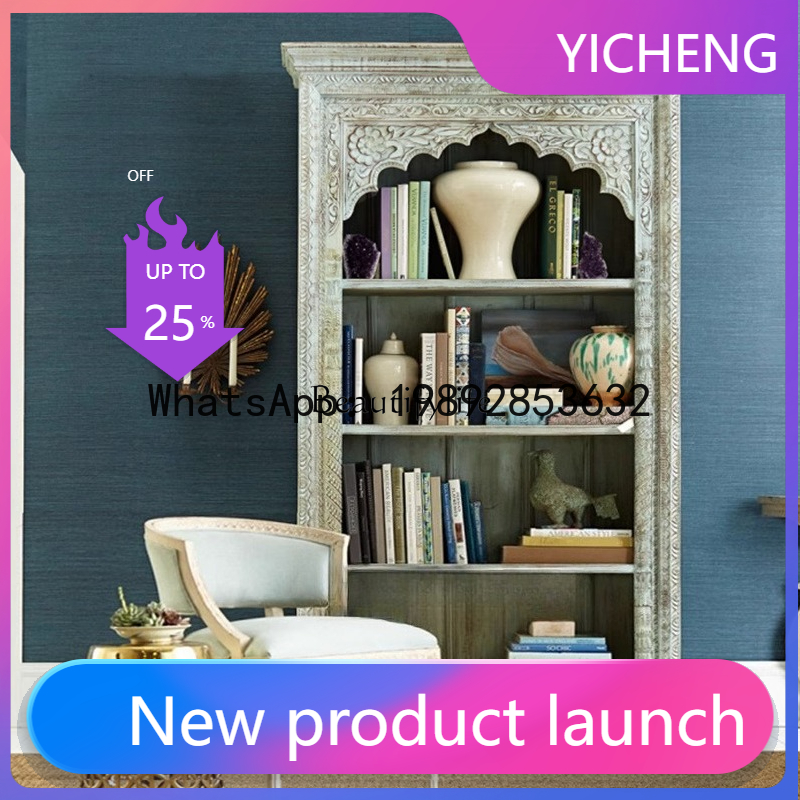 LYY American country old solid - Bookcase Wood Shelf avaliação e preço