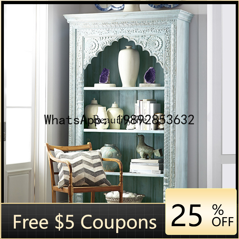 LYY American country old solid - Bookcase Wood Shelf avaliação e preço