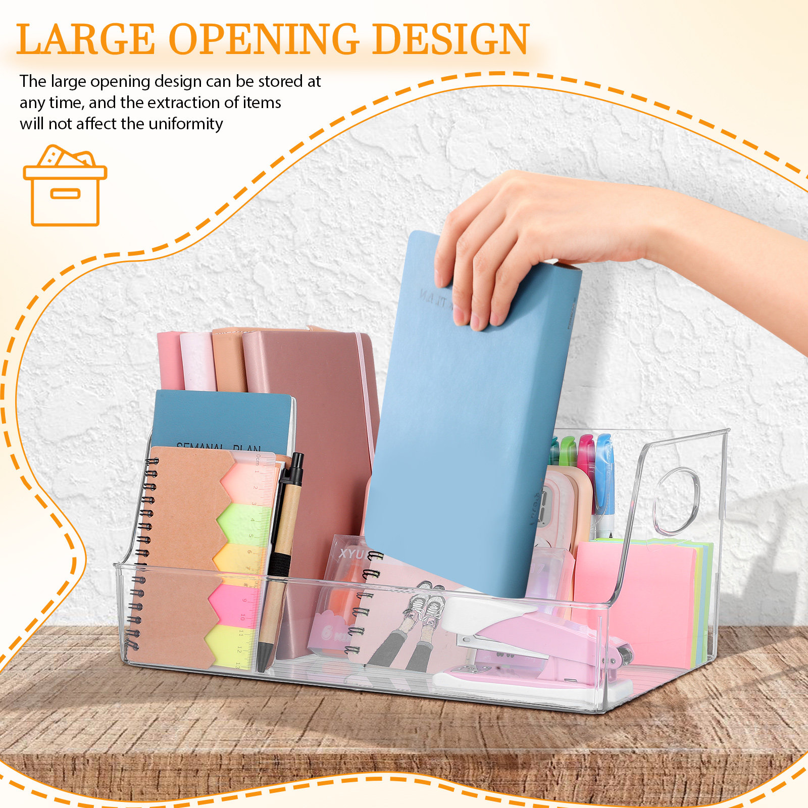 Sturdy Drop Resistant Clear Bo - Home Office And Library avaliação e preço