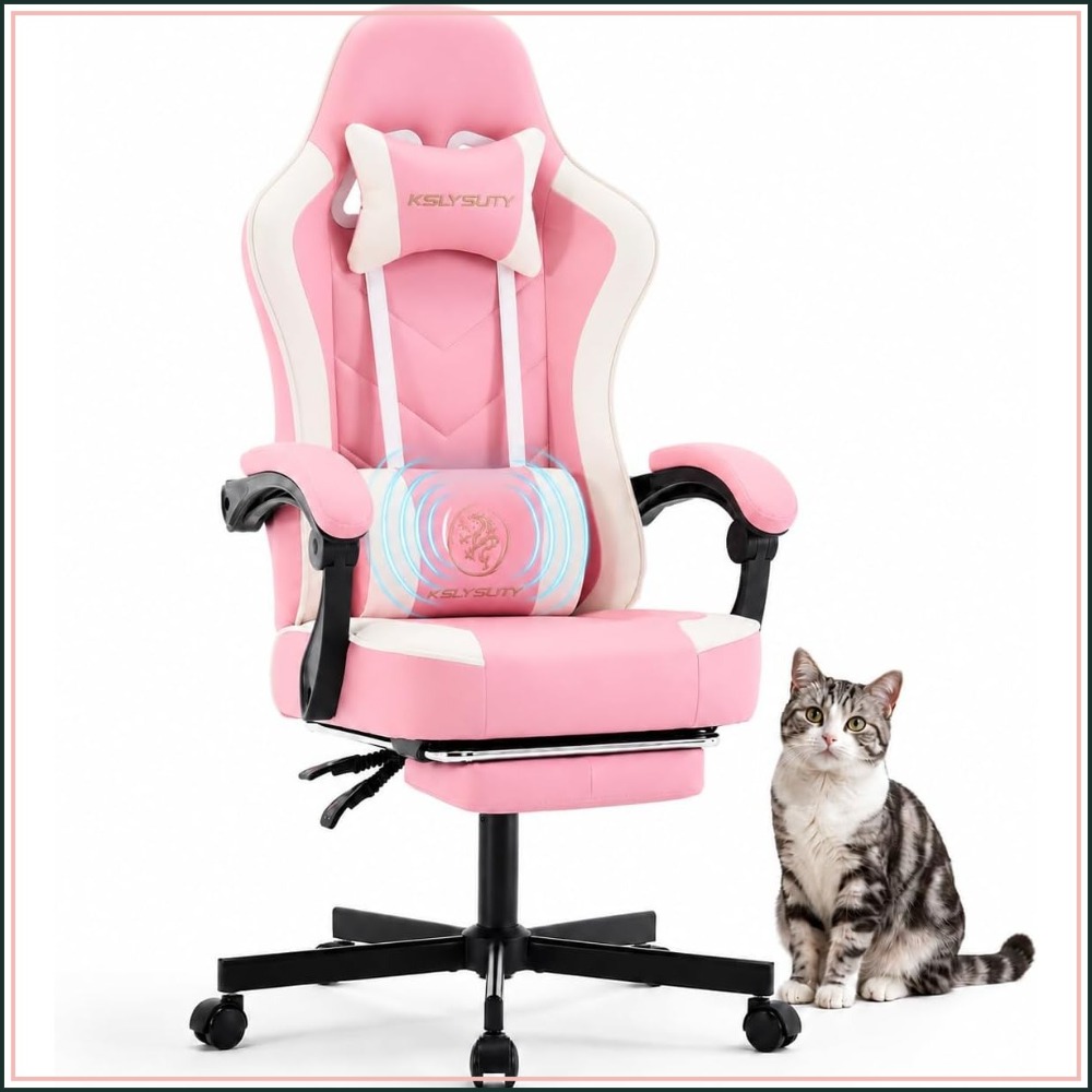 Ergonomic High Back Gaming Cha - Home Office Desks avaliação e preço