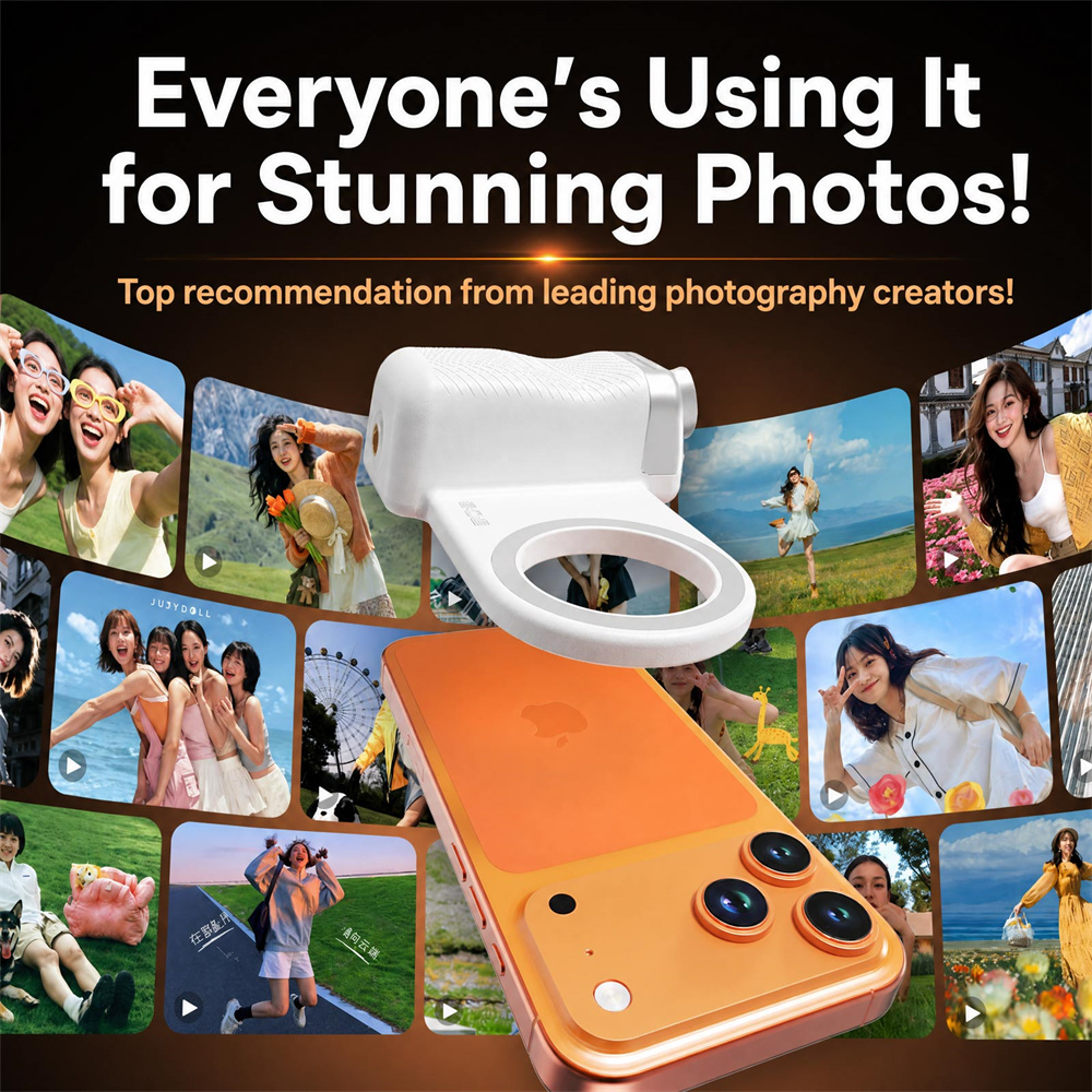Dual Side Magnetic Phone Holde - Zoom Lighting Kit avaliação e preço