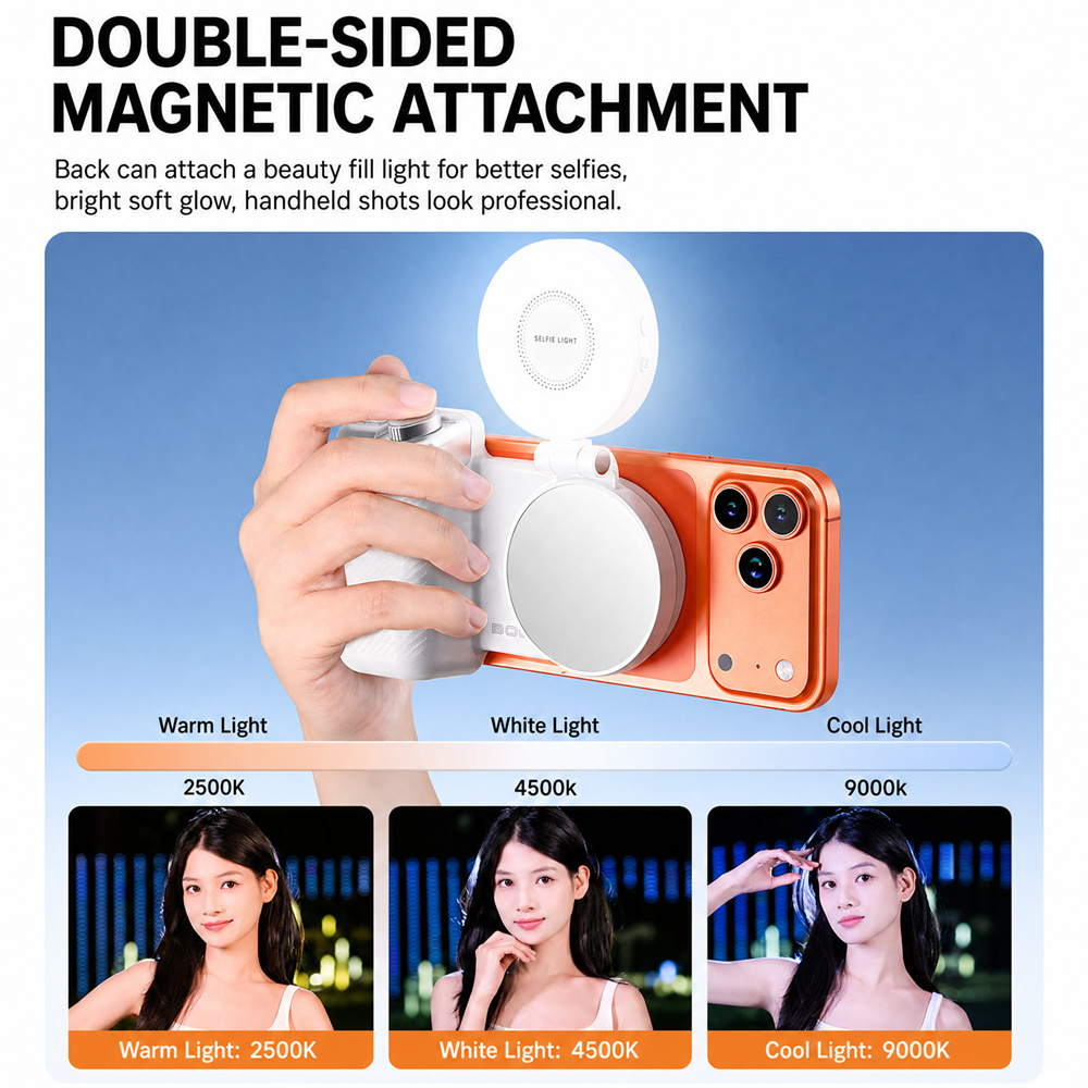 Dual Side Magnetic Phone Holde - Zoom Lighting Kit avaliação e preço