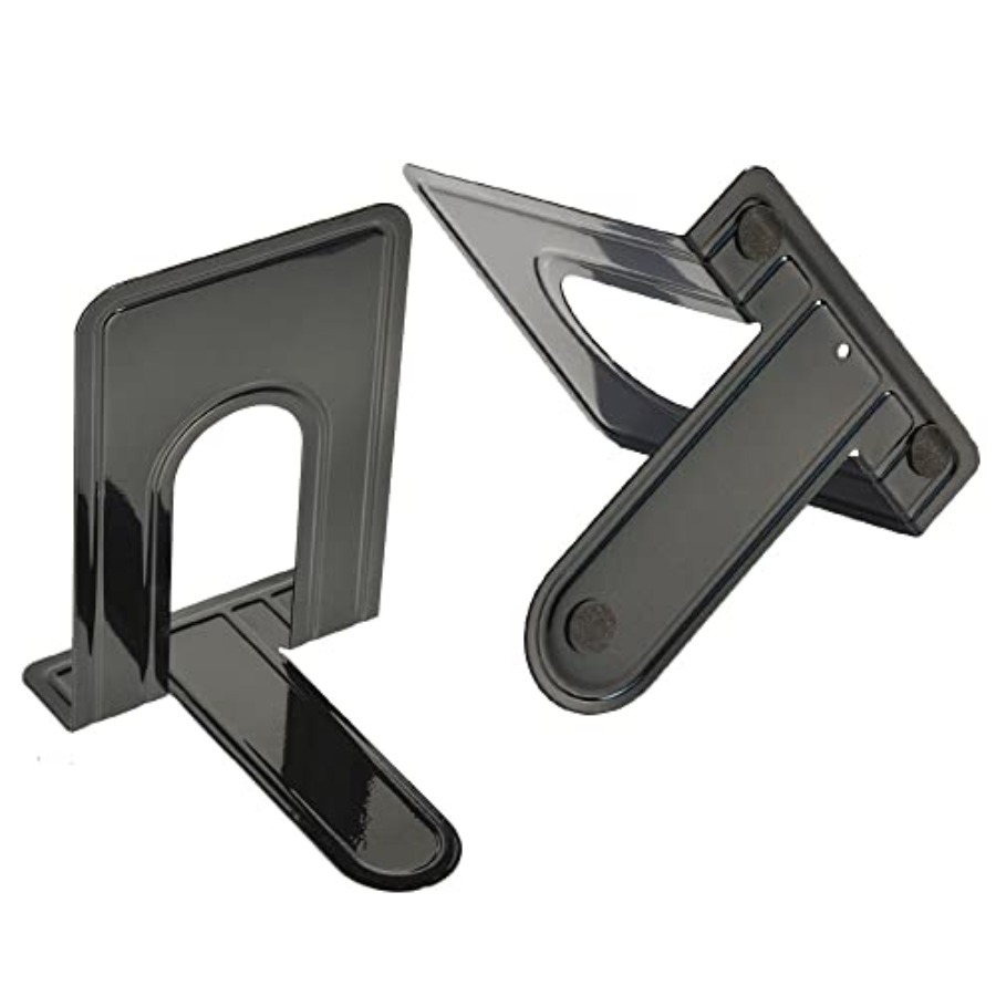 2 Pair Book Ends, Metal Booken - Home Office And Library avaliação e preço