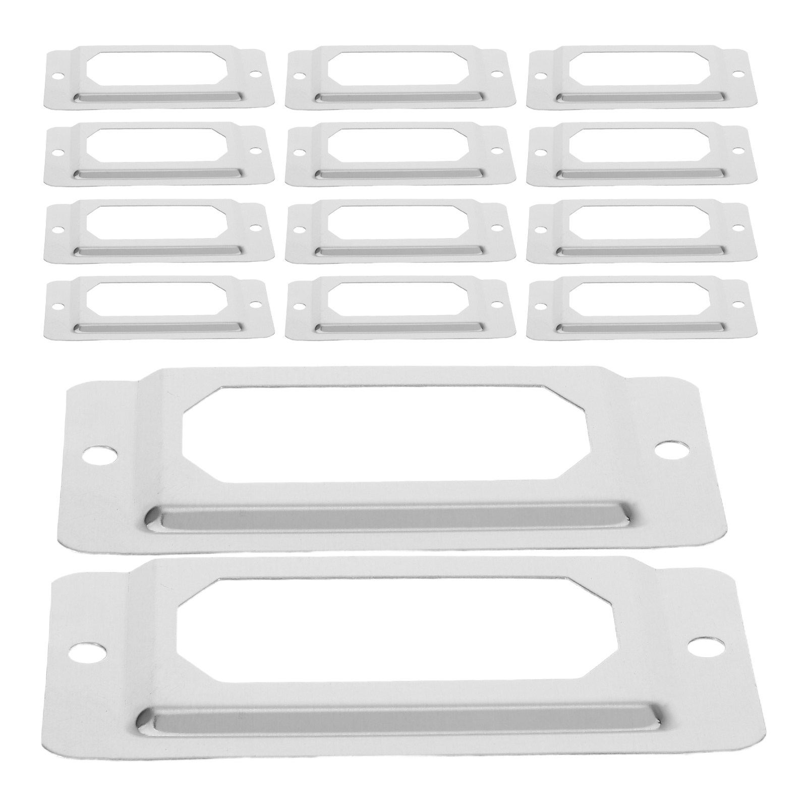 50Pcs Metal Label Frames Cabin - Home Office And Library avaliação e preço