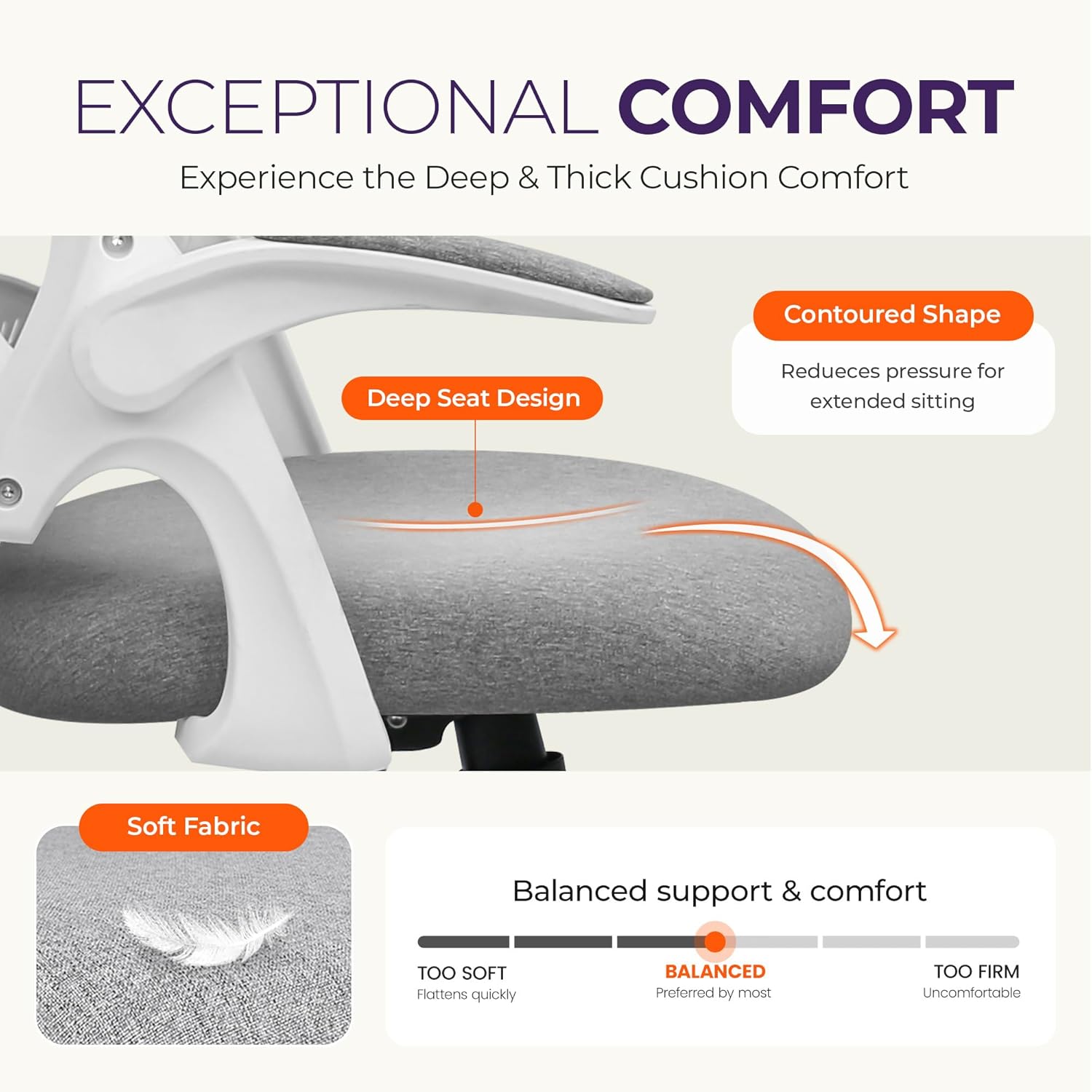 Ergonomic Mesh Office Chair wi - Home Office Desks avaliação e preço