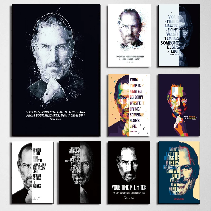 Inspirational Steve Jobs Succe - Home Office Room Inspiration avaliação e preço