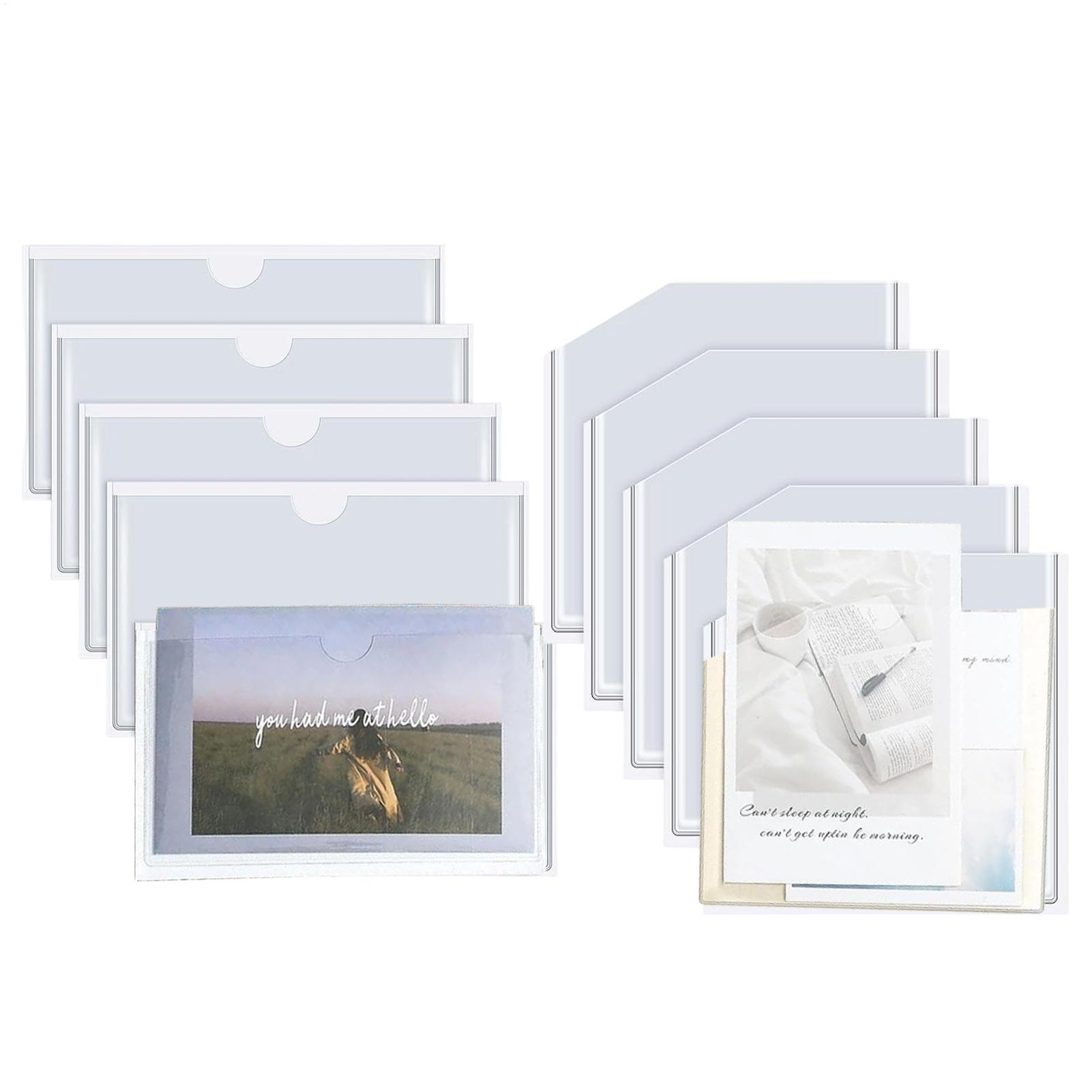 Clear Adhesive Pockets Dustpro - Home Office And Library avaliação e preço