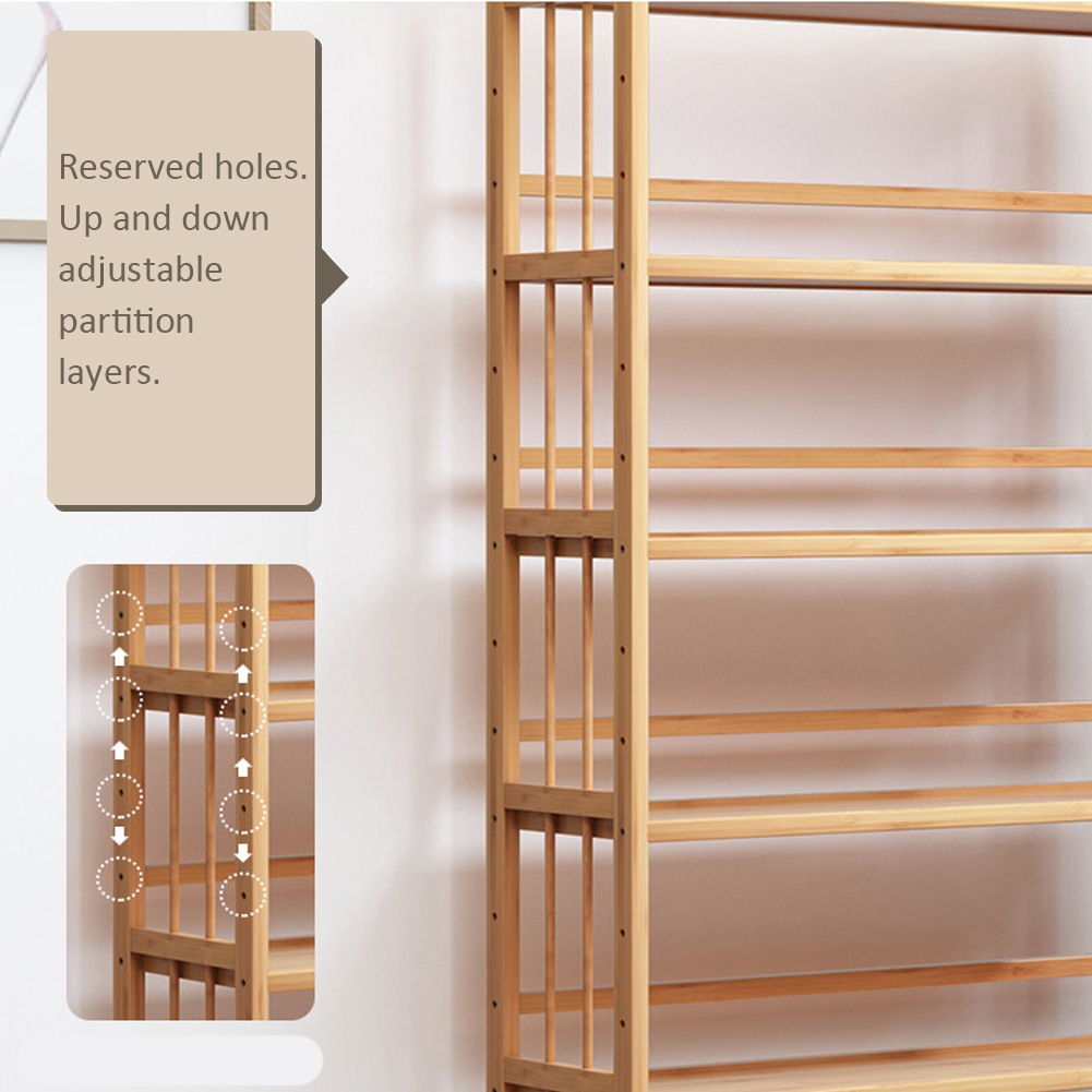 4-Tier Bamboo Shelf Multi-Func - Bookcase Wood Shelf avaliação e preço