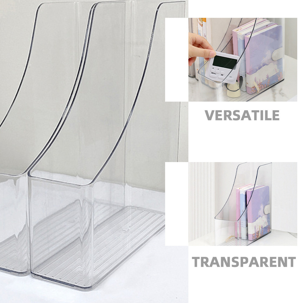 2Pcs Transparent File Organize - Home Office And Library avaliação e preço