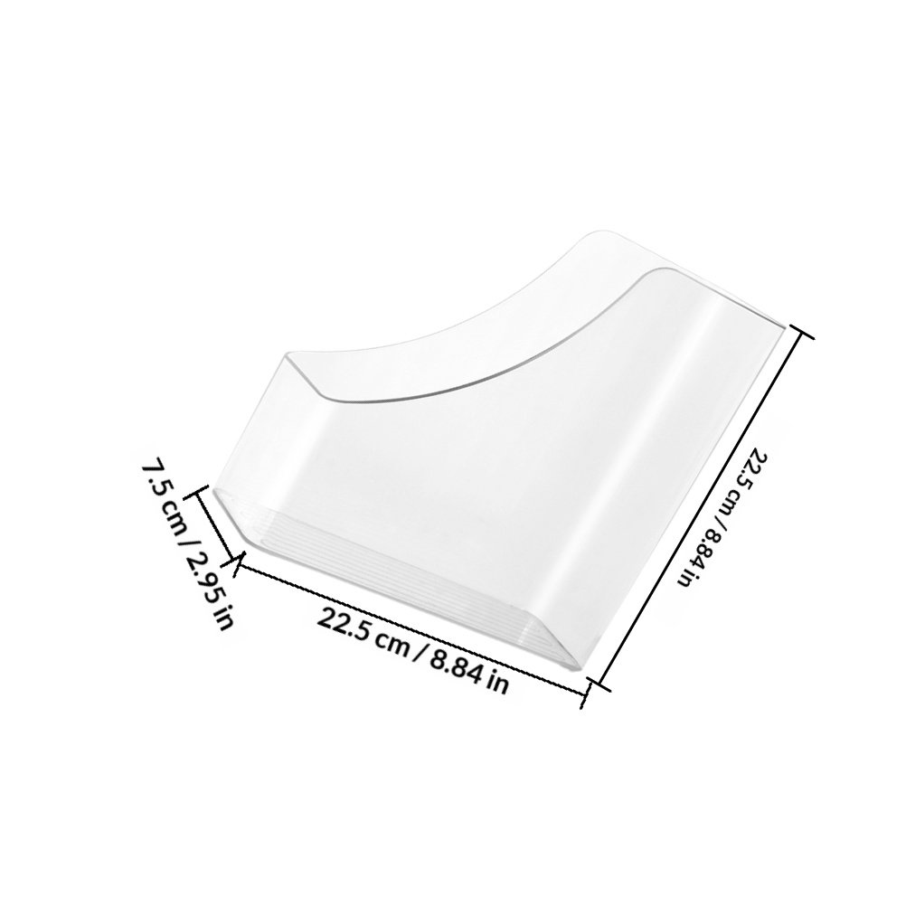 2Pcs Clear File Boxes Transpar - Home Office And Library avaliação e preço