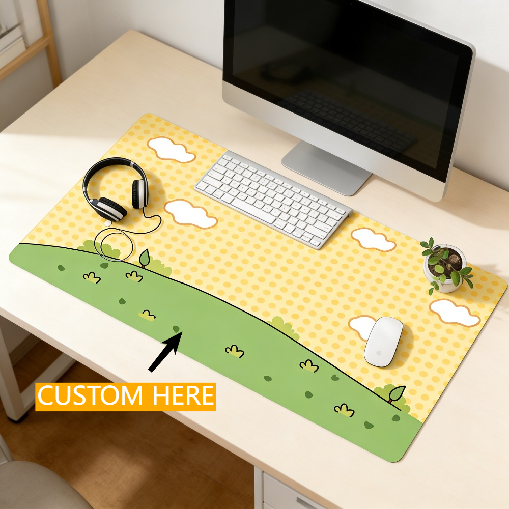1pc Custom Mouse Pad with Phot - Home Office Desks avaliação e preço