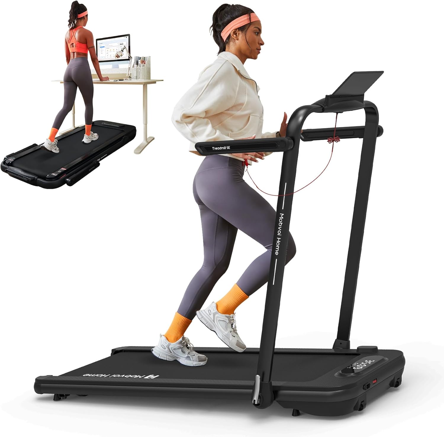 3-in-1 Under Desk Treadmill, W - Home Office Desks avaliação e preço