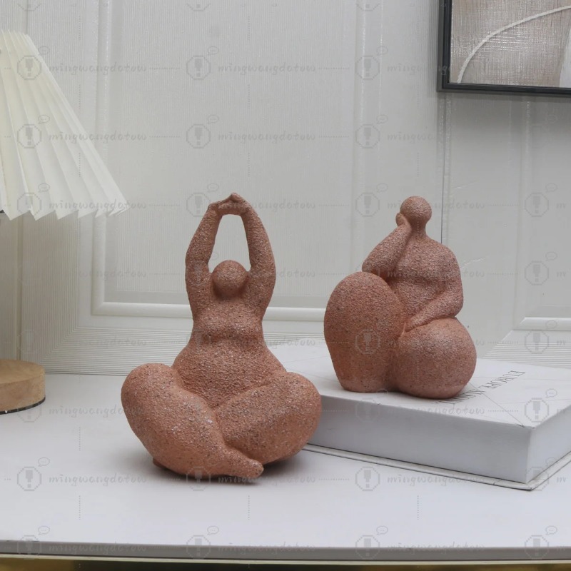 1pc, Sandstone Resin  Chubby W - Home Office Art avaliação e preço