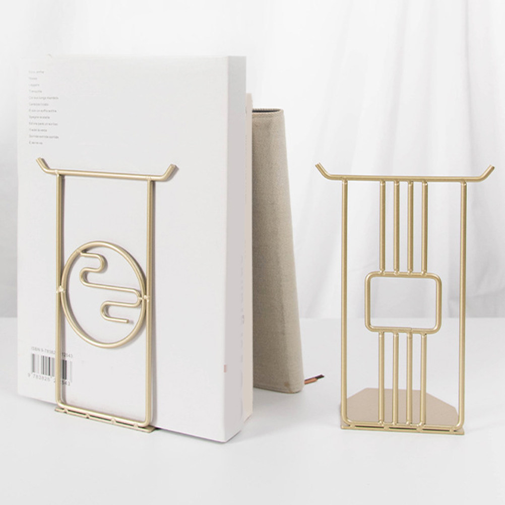 2Pcs Decorative Bookend Premiu - Home Office And Library avaliação e preço