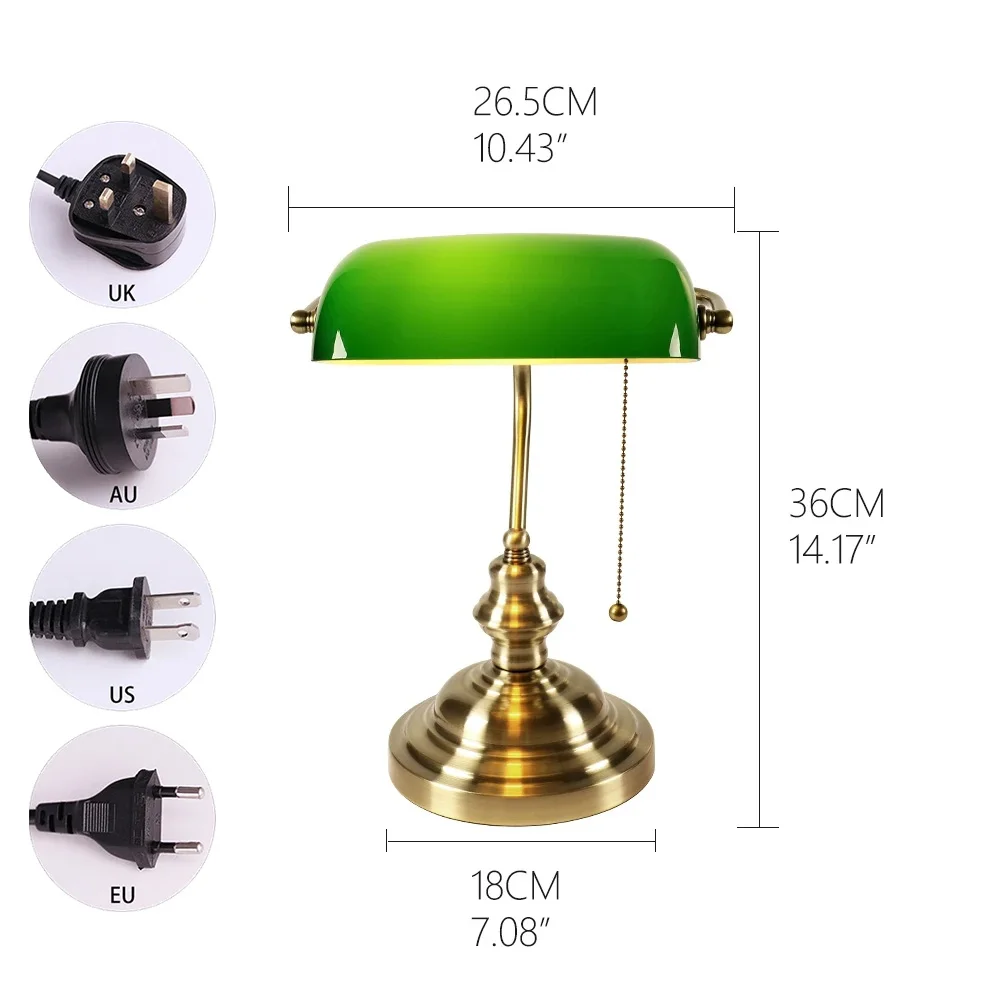 Desk lamp Table Light glass ba - Home Office And Library avaliação e preço