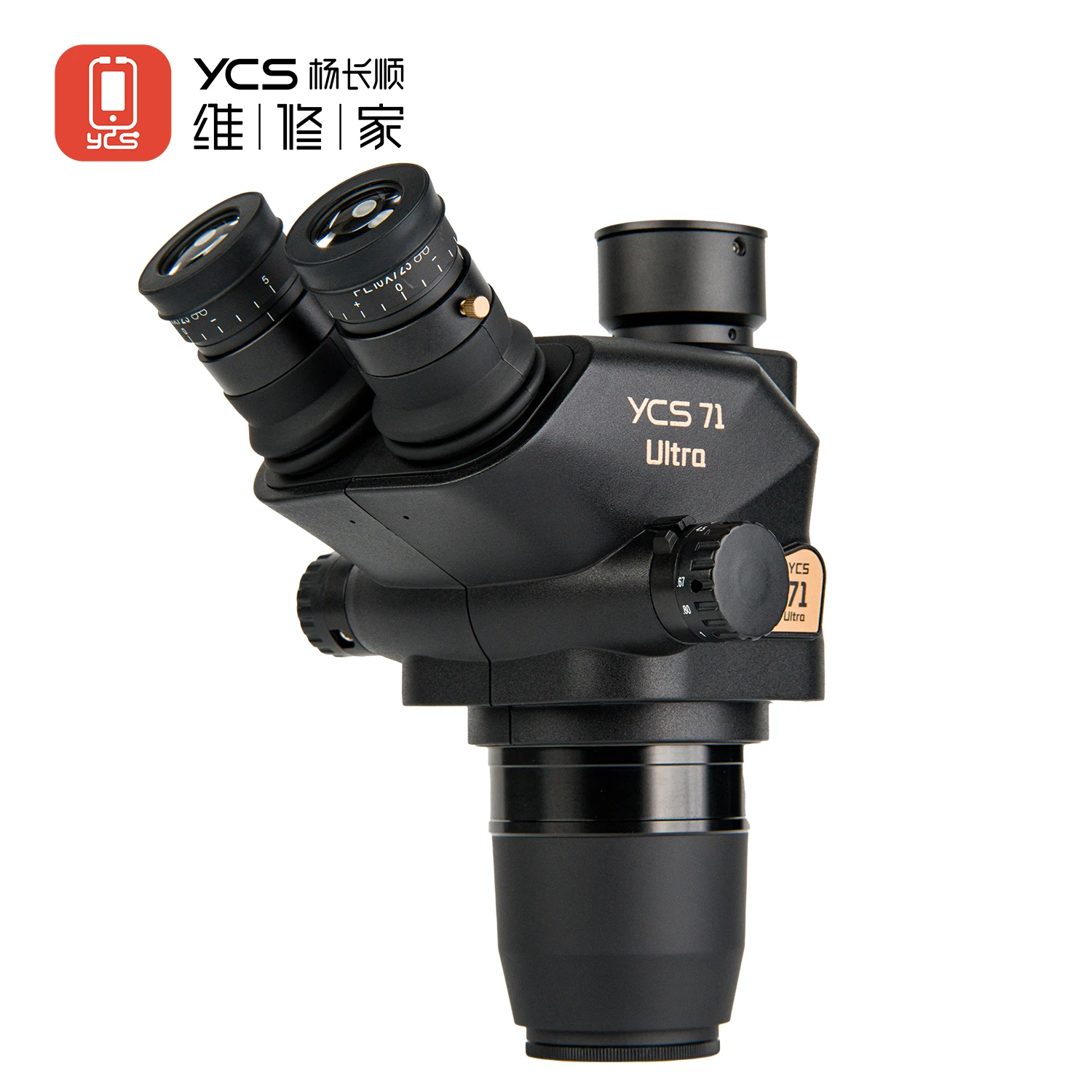 YCS 71 Ultra Trinocular micros - Zoom Lighting Kit avaliação e preço