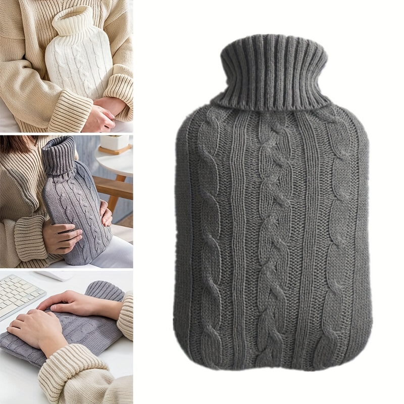 Gray Hot Water Bottle Cover -  - Home Office Cozy avaliação e preço