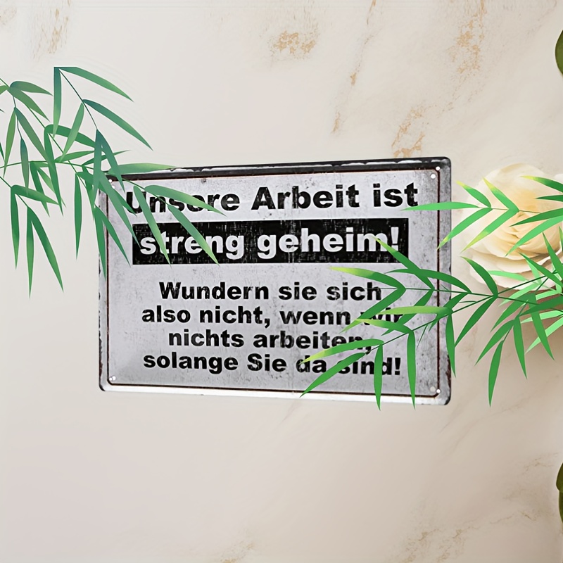 Room Decor  Humorous German Ir - Home Office Room Inspiration avaliação e preço